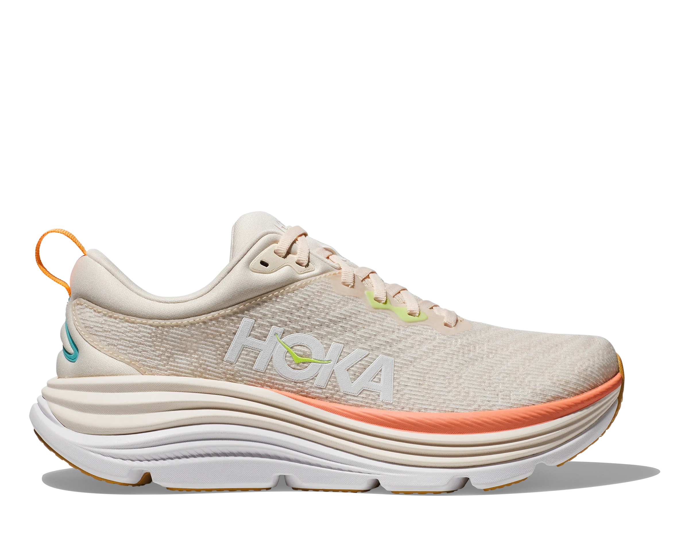 Hoka Damen Gaviota 5 Weit - Vanille/Eierlikör (1134270-VLG) Hoka Schuhe
