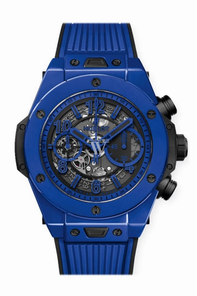 Hublot Big Bang UNICO 45mm Mens Watch RX Blue Magic 411.ES.5119