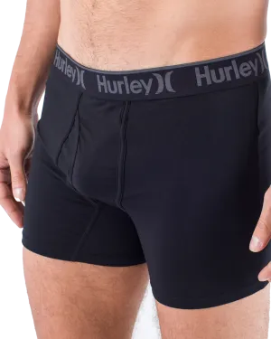 Hurley Clothing Supersoft Boxers (3 Pack) in Black