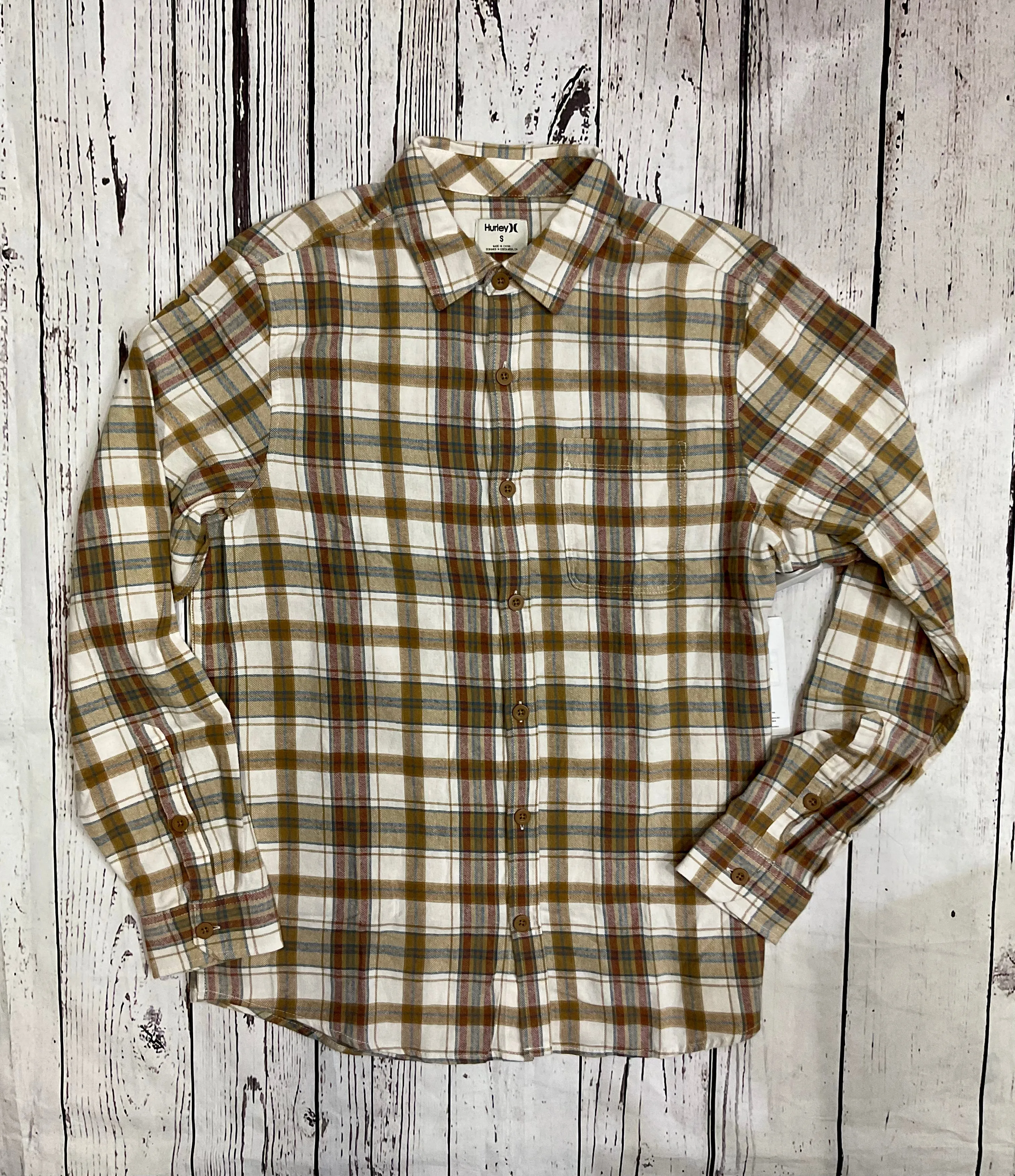 Hurley Portland Bio-Flanell Langarm