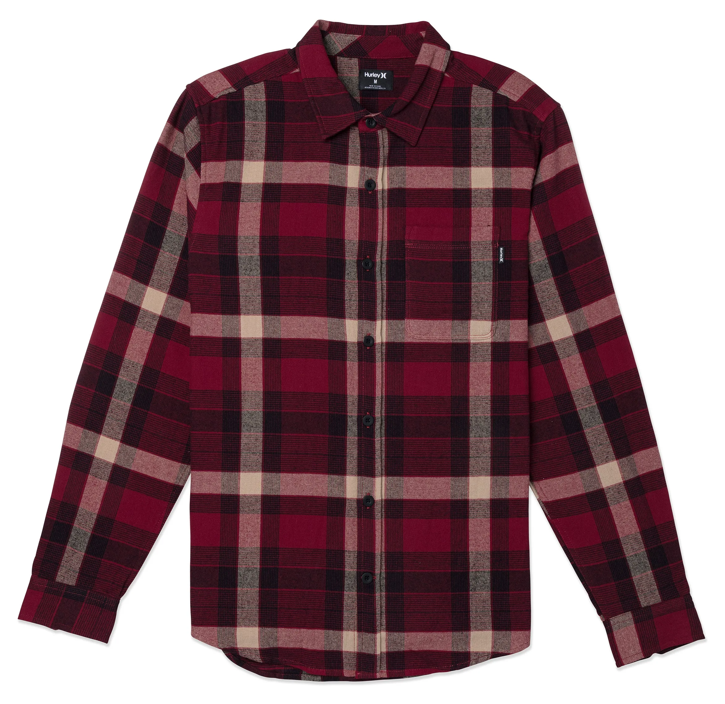 Hurley Portland Organic LS Flanell