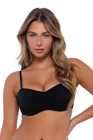Ikoniches Twist Bandeau Bikini-Oberteil