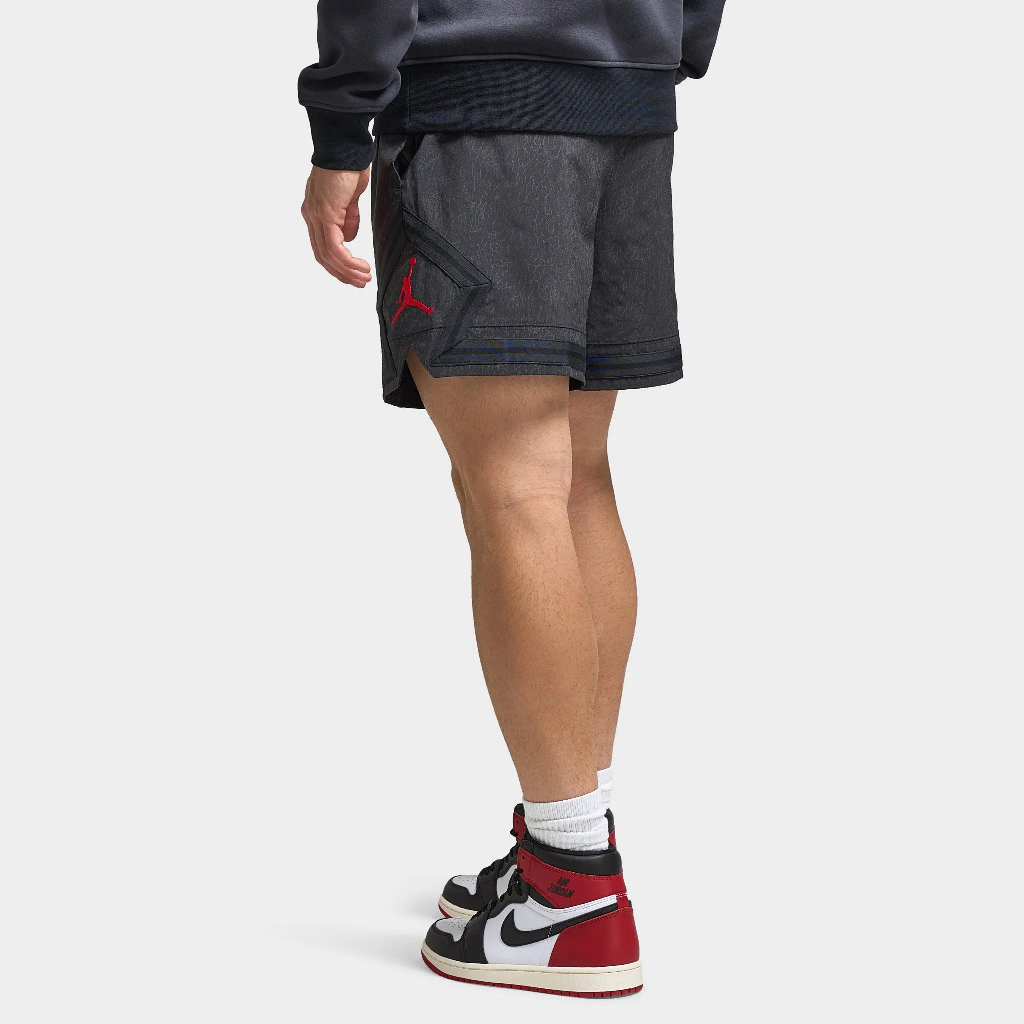 Jordan Jordan Dri-FIT Reflektierende Diamond Shorts Off Noir / Gym Rot