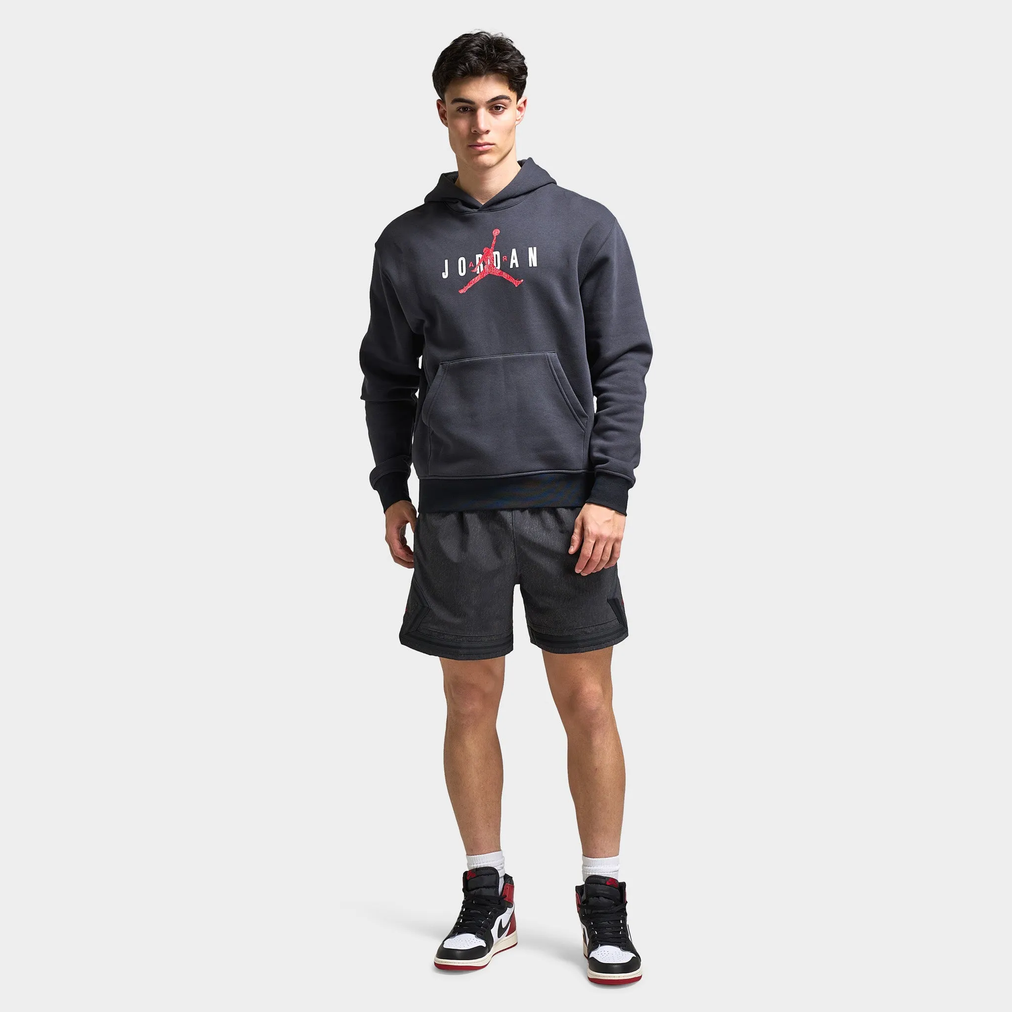 Jordan Jordan Dri-FIT Reflektierende Diamond Shorts Off Noir / Gym Rot