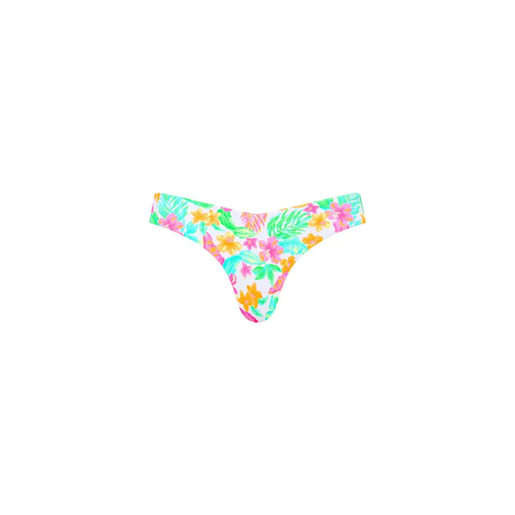 KULANI KINIS Freches V-Bikini-Höschen - Kokosnuss-Träume