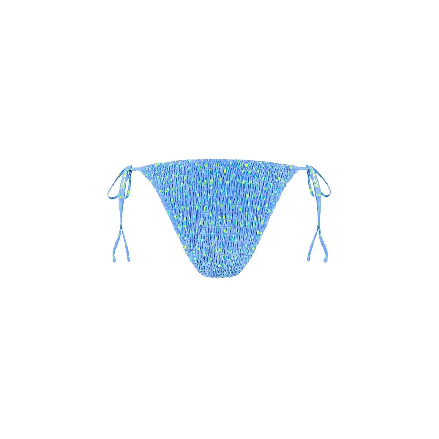 KULANI KINIS Gekräuseltes Tauch- Cheeky Bikini-Höschen - Zitronenblüte