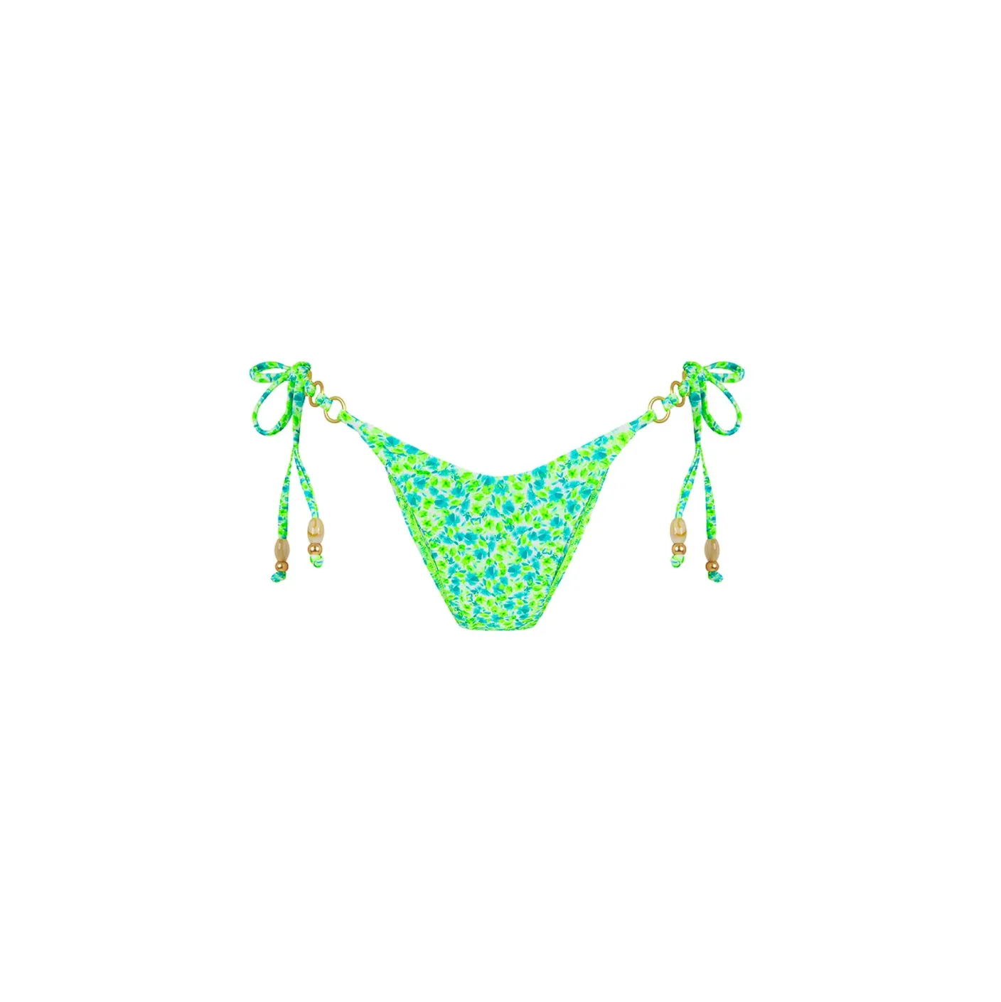 KULANI KINIS Trio Ring Freche Bindung Bikini-Höschen - Apfelblüte