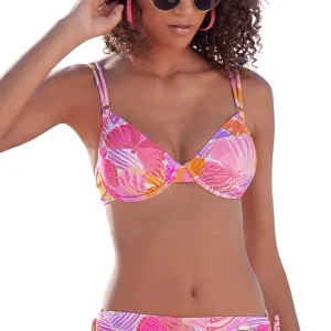 LASCANA Damen-Bikini mit Schmetterlingsprint und Bügel