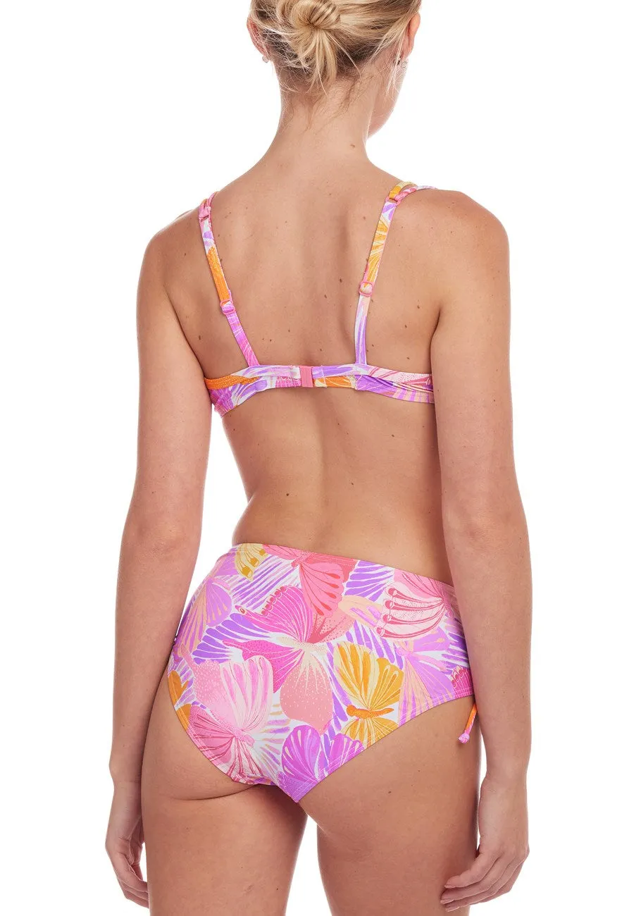 LASCANA Damen-Bikini mit Schmetterlingsprint und Bügel