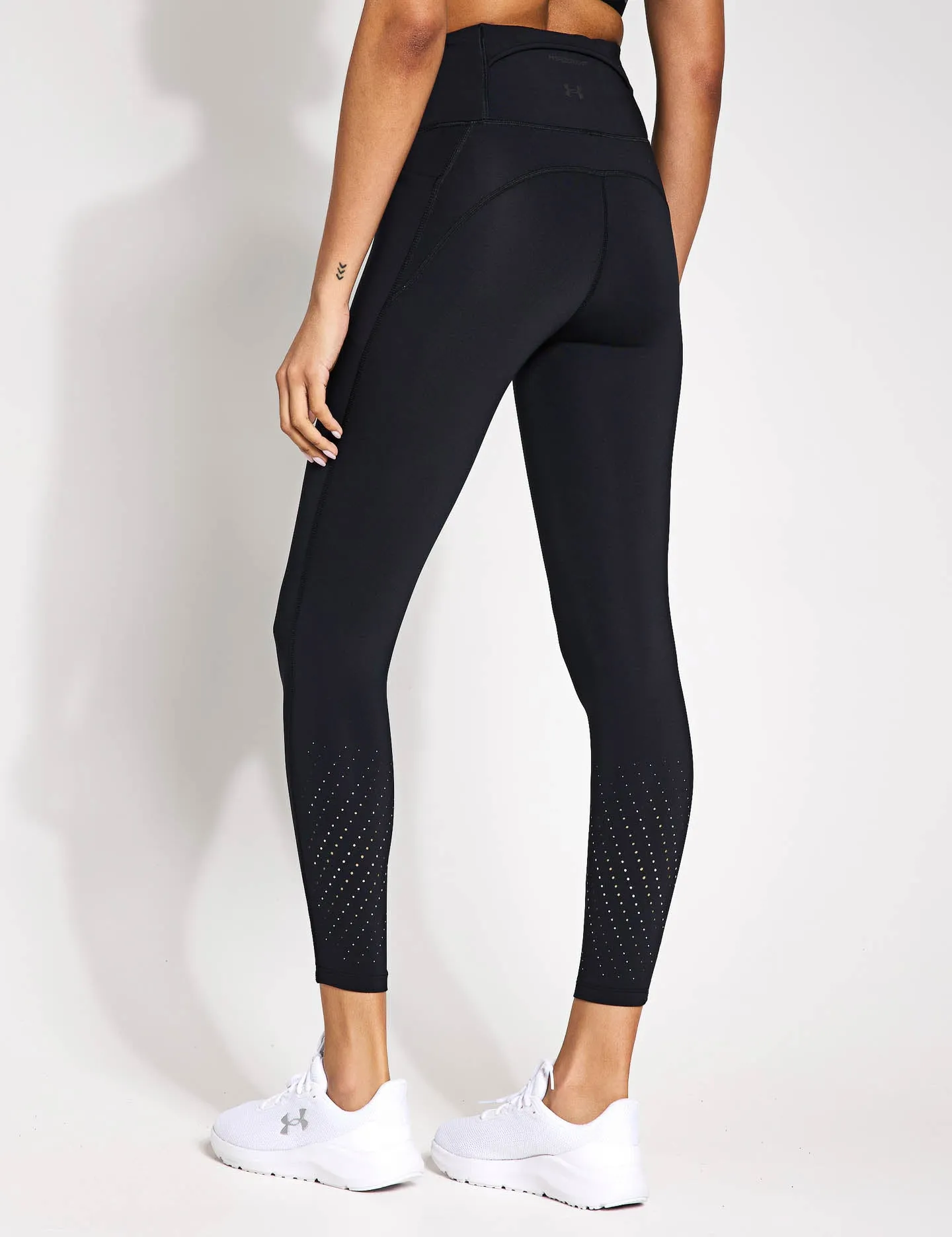 Launch Elite Knöchel-Tights - Schwarz/Reflektierend Under Armour Kleidung