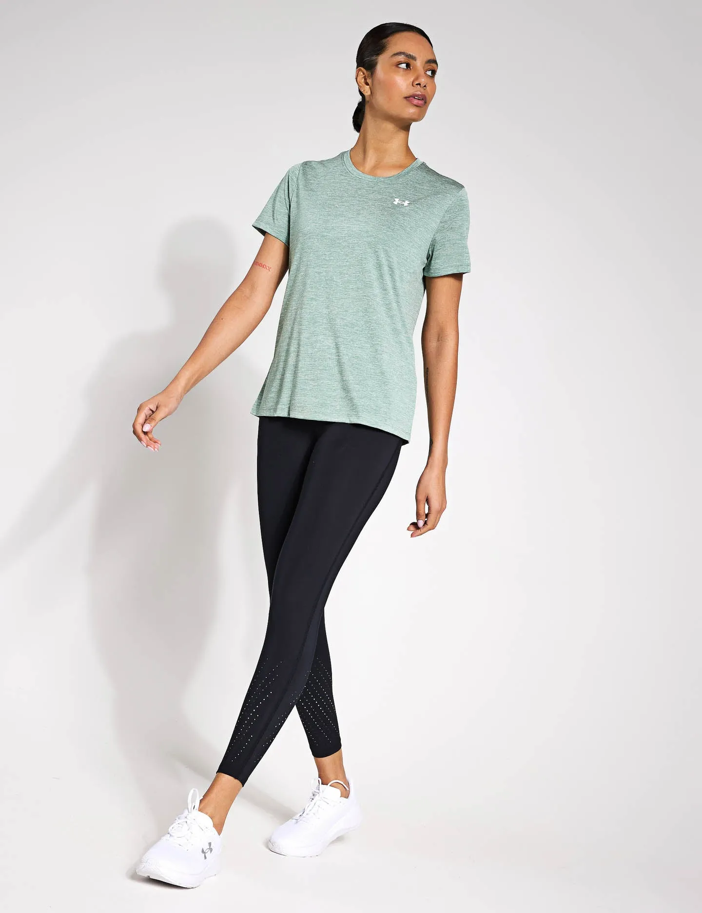 Launch Elite Knöchel-Tights - Schwarz/Reflektierend Under Armour Kleidung