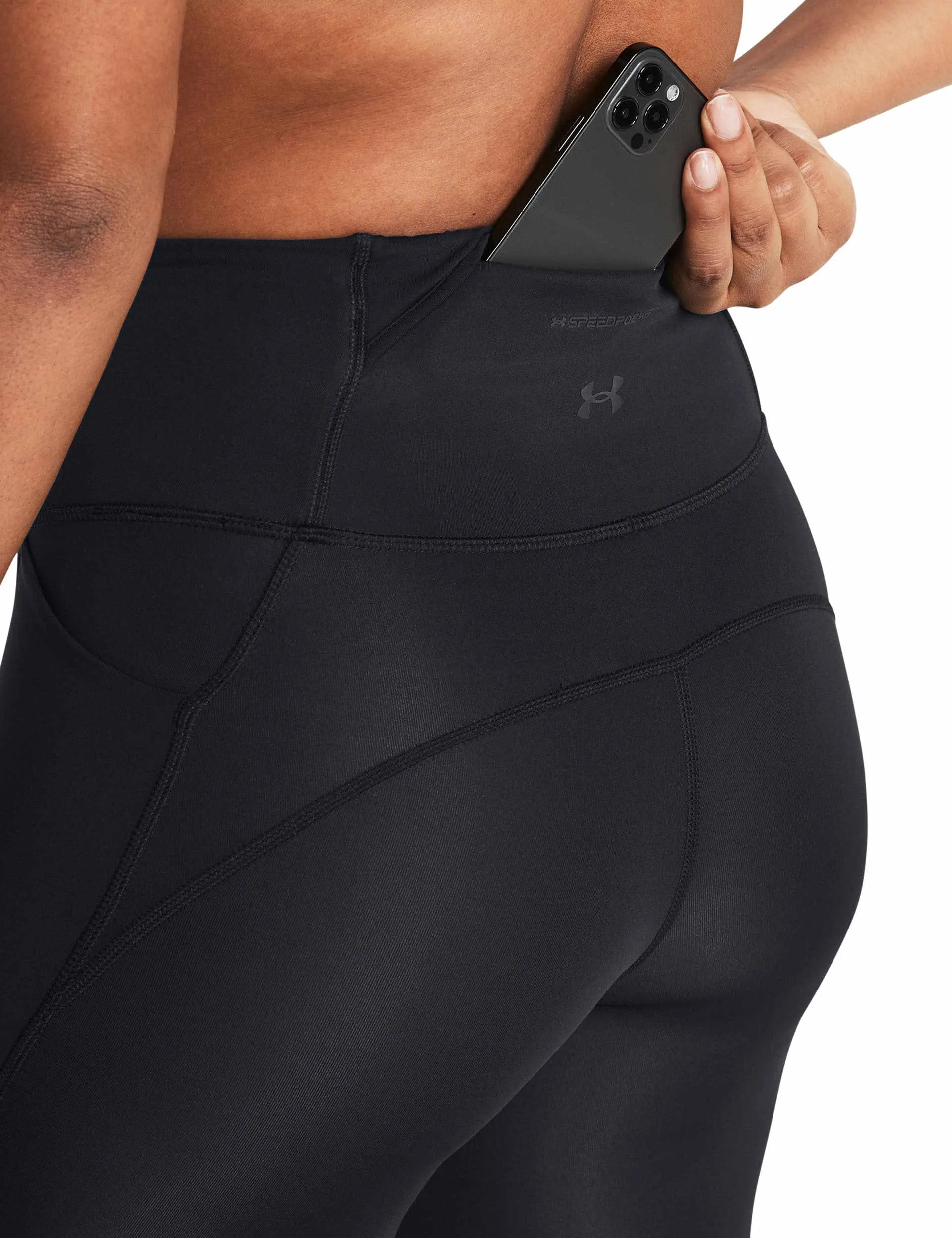Launch Elite Knöchel-Tights - Schwarz/Reflektierend Under Armour Kleidung