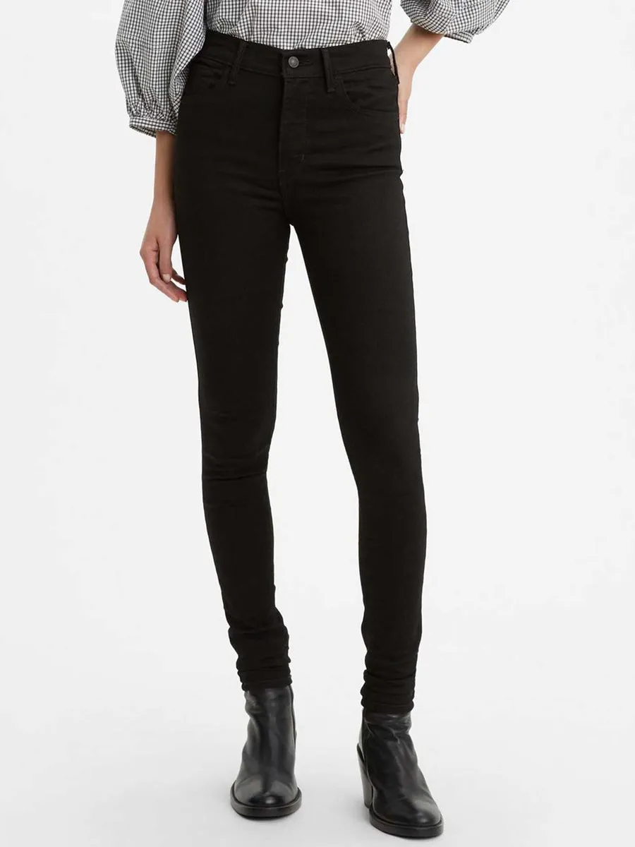Levi's 720 High Waist Super Skinny Schwarz