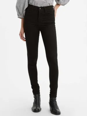 Levi's 720 High Waist Super Skinny Schwarz