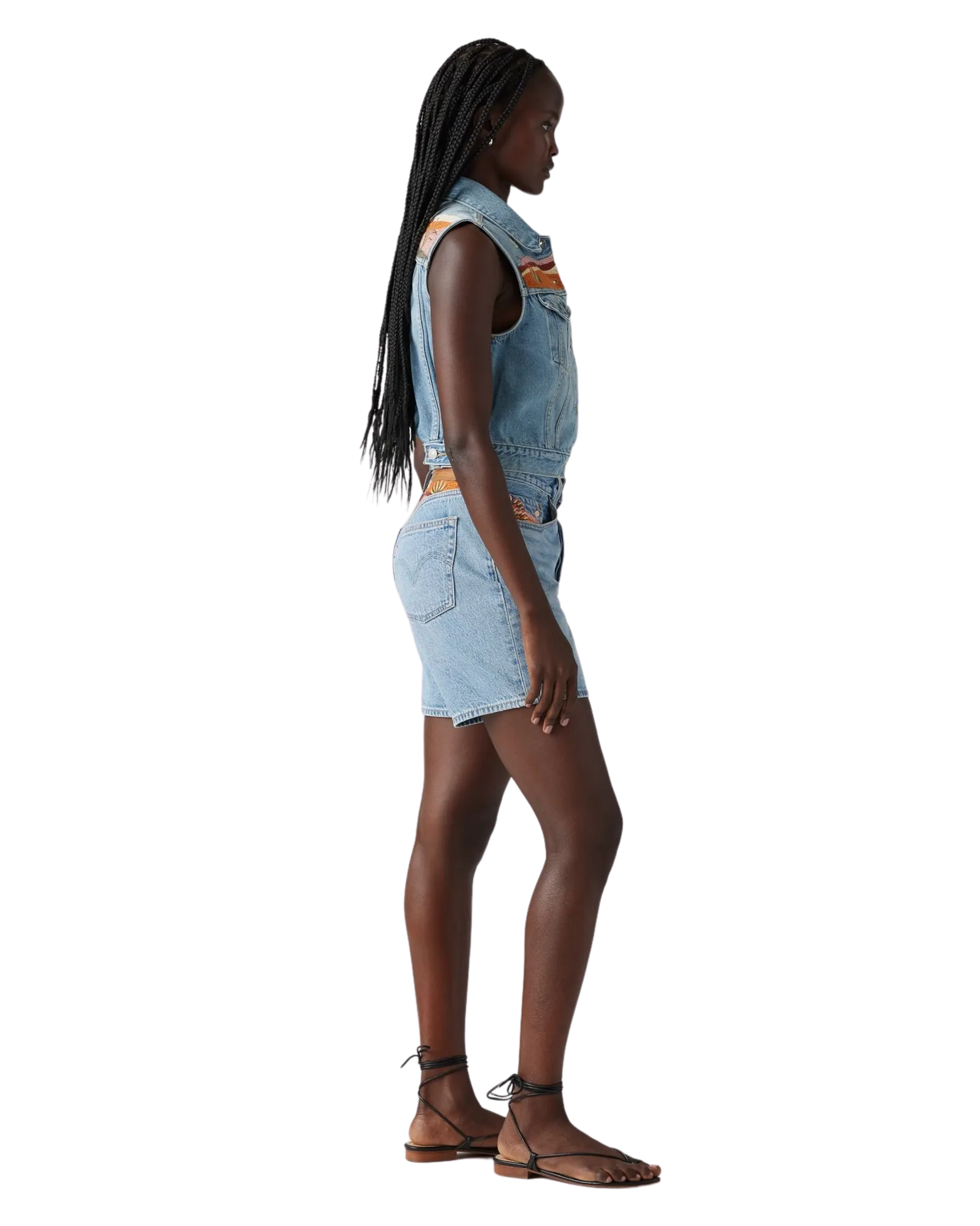 Levi's Kleidung 501® Original High Rise Mid-Thigh Walkshorts in Wüstenutopie