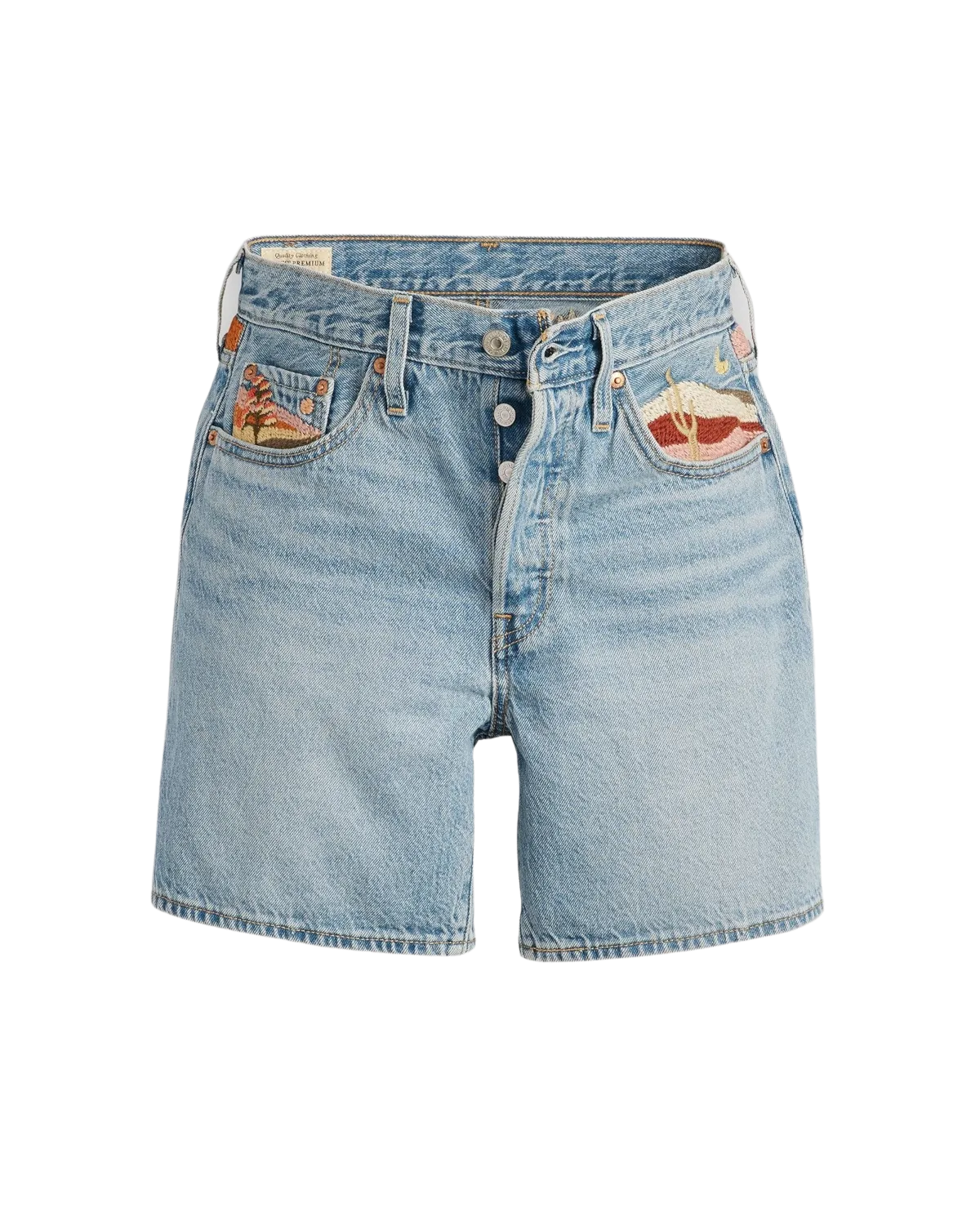 Levi's Kleidung 501® Original High Rise Mid-Thigh Walkshorts in Wüstenutopie