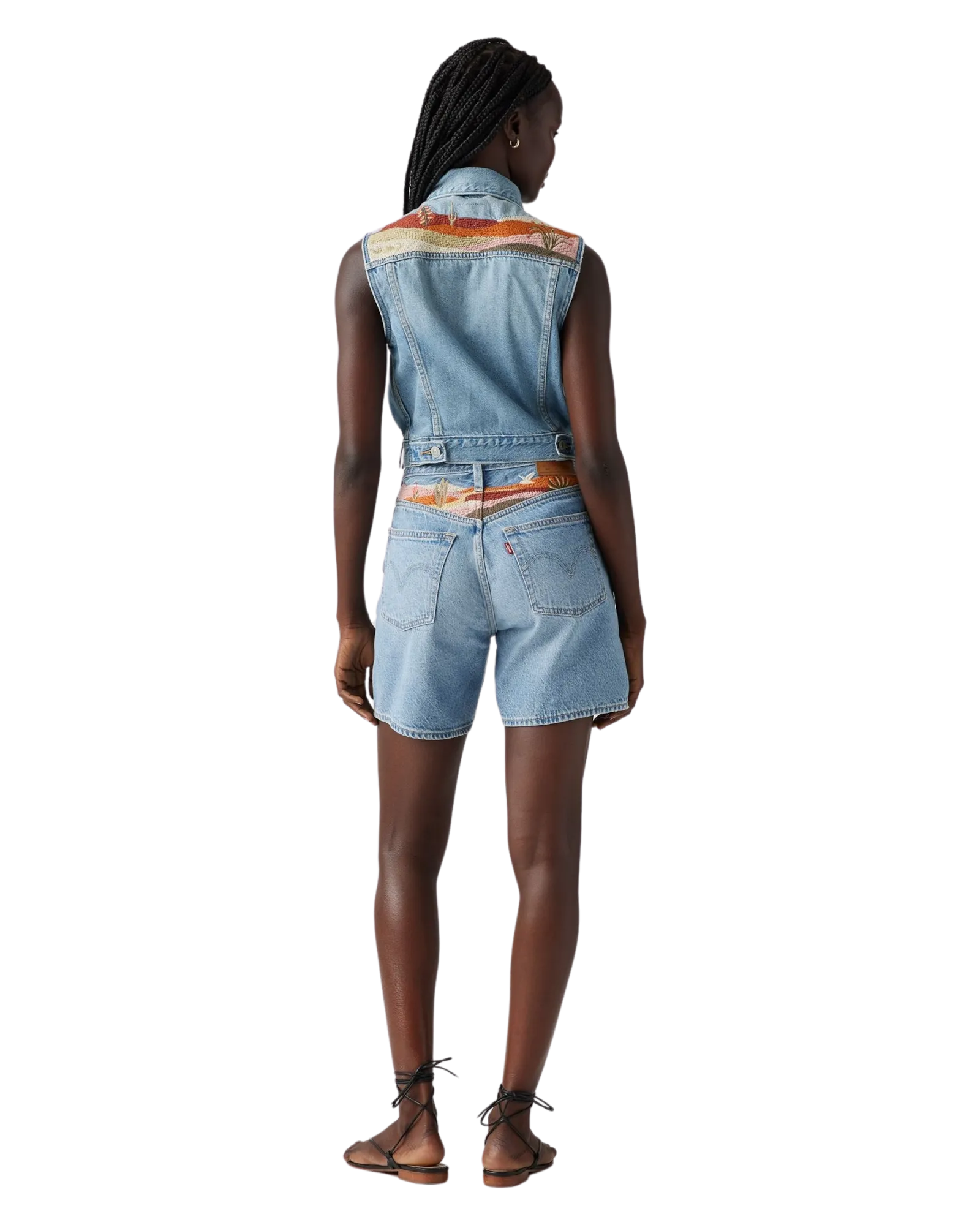 Levi's Kleidung 501® Original High Rise Mid-Thigh Walkshorts in Wüstenutopie