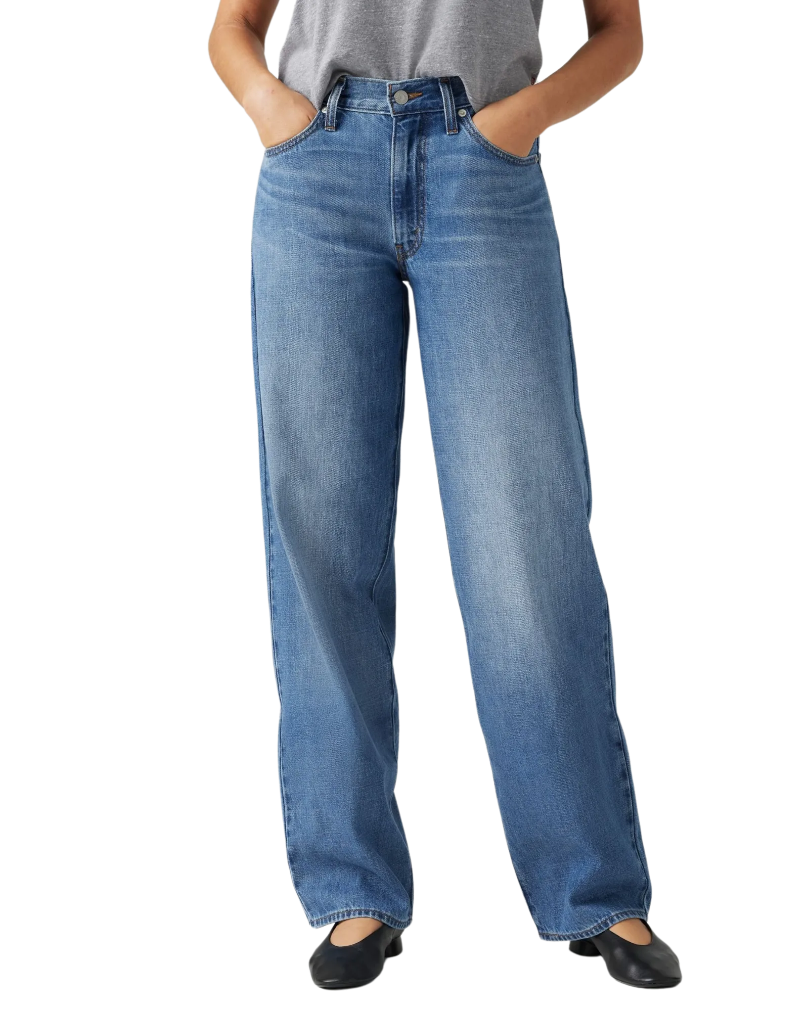 Levi's Baggy Dad Jeans in Heavy Check
