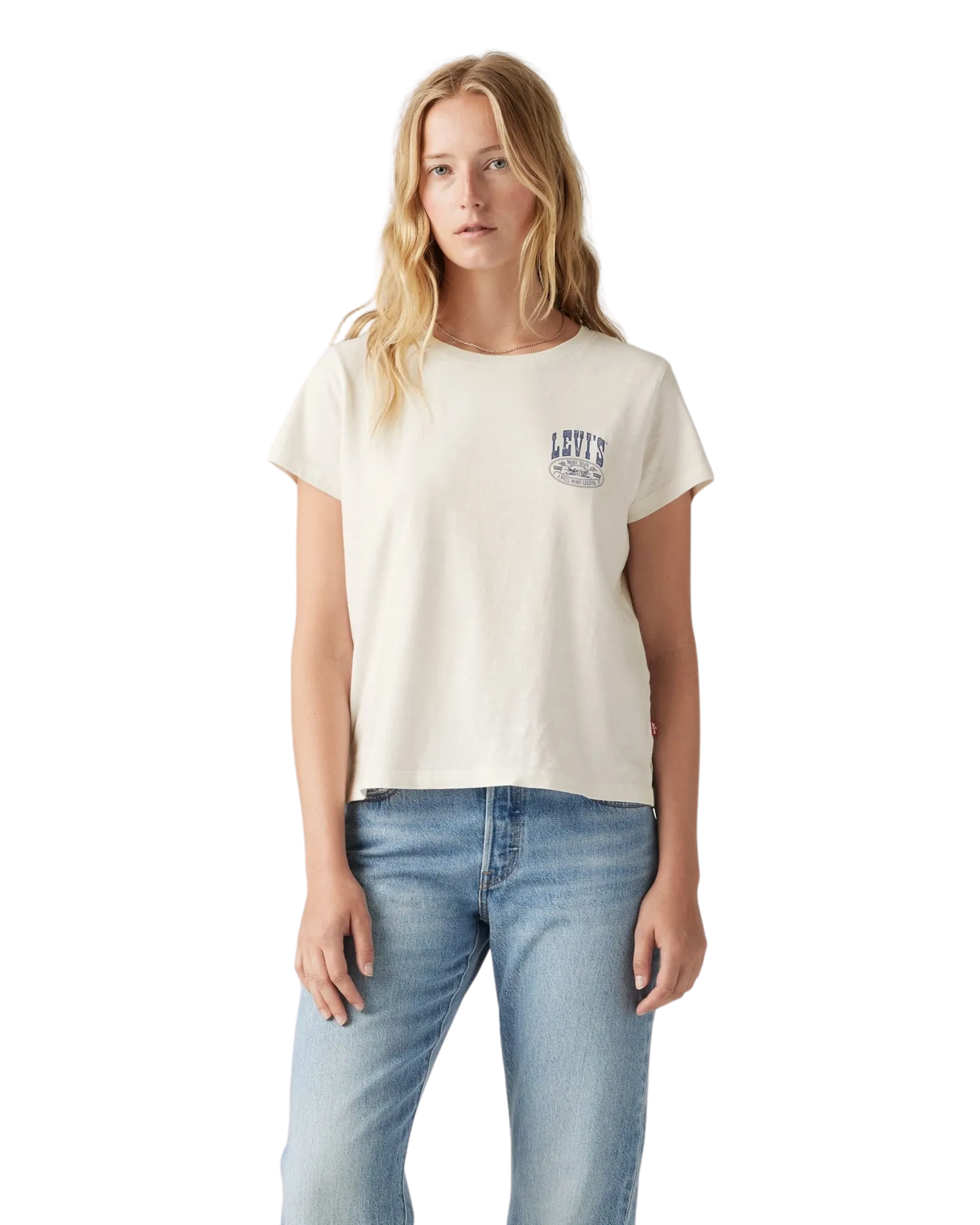 Levi's Kleidung Grafik Boxy T-Shirt in Sugar Swizzle