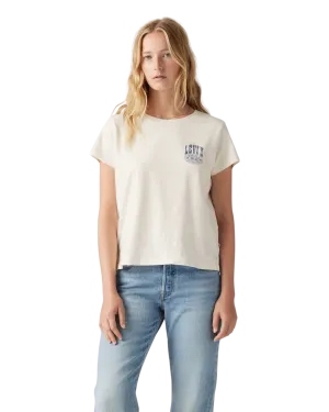 Levi's Kleidung Grafik Boxy T-Shirt in Sugar Swizzle