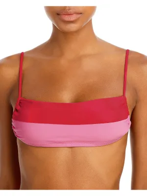 Luna Damen Colorblock Bandeau Bikini Oberteil