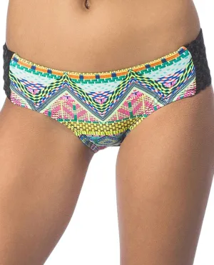 Makramee Hipster-Bikini-Höschen in Wüstenrausch