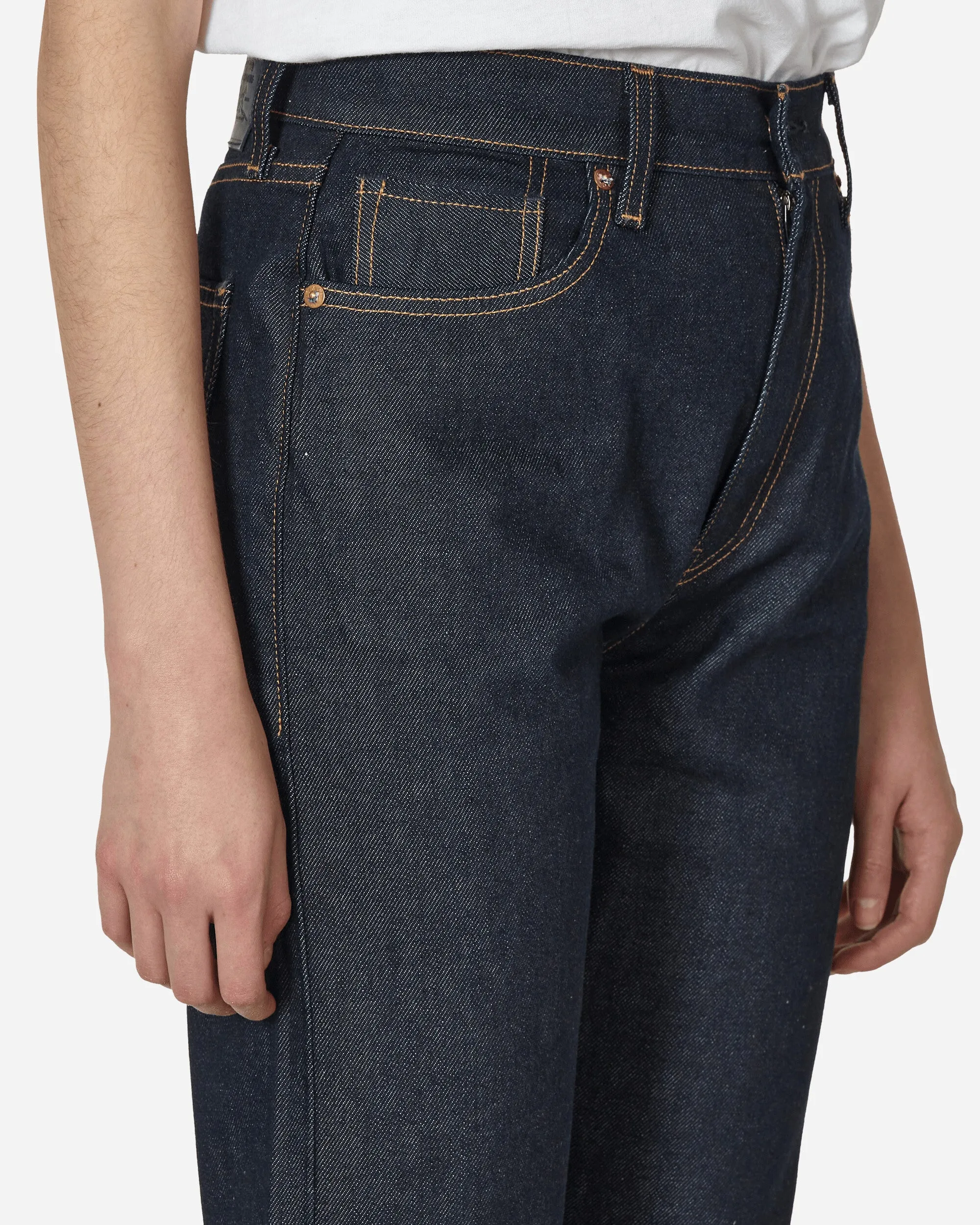 In Japan hergestellte High-Rise Slim Jeans in Blau