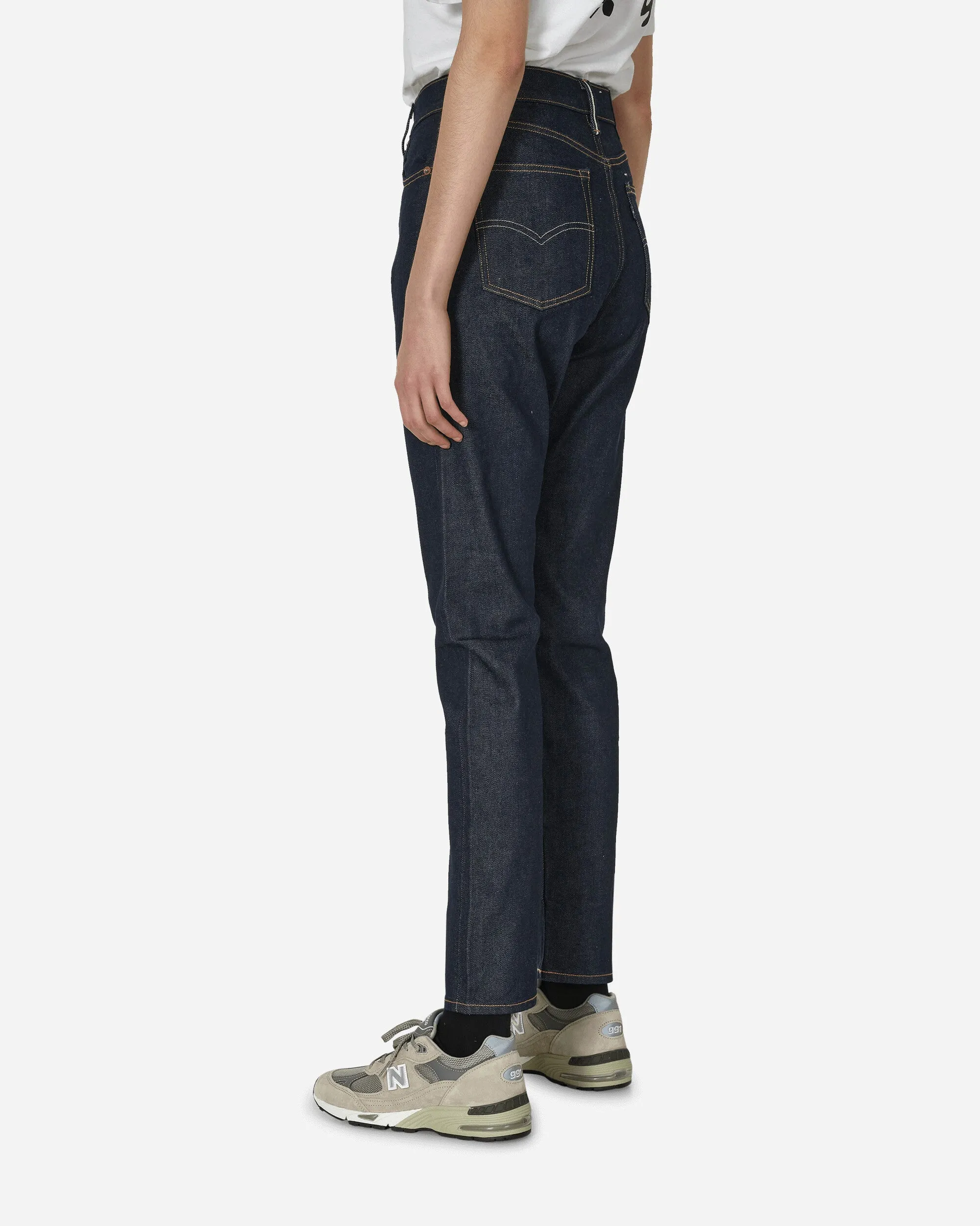 In Japan hergestellte High-Rise Slim Jeans in Blau