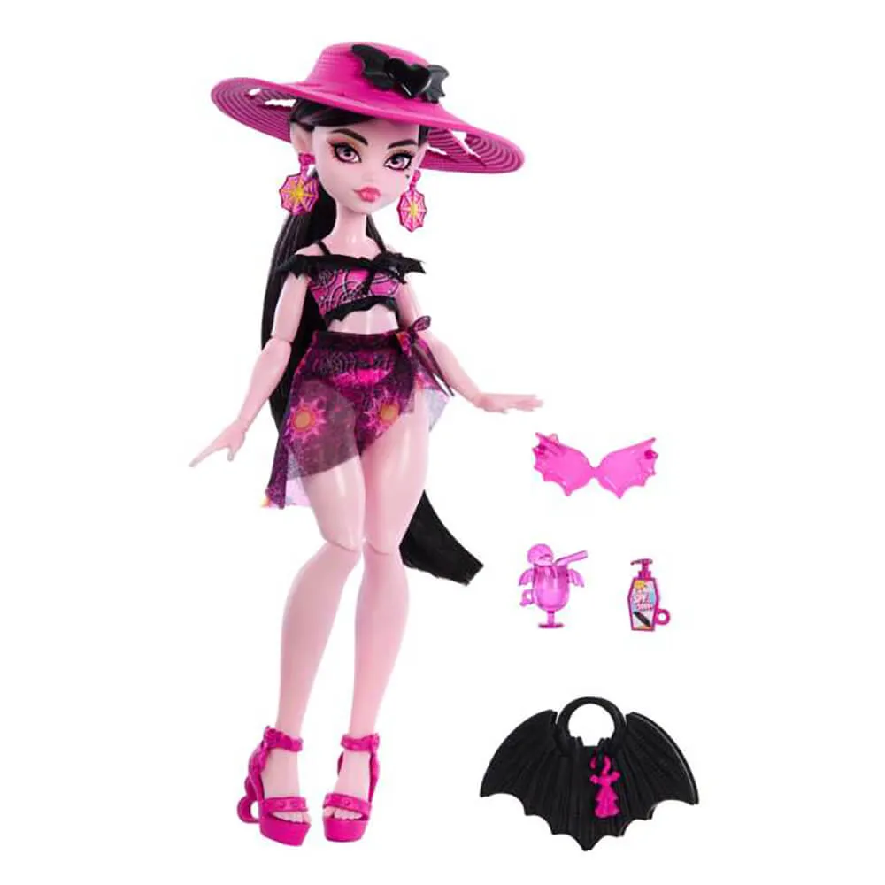 Mattel Toys Monster High Scare-Adise Island Draculaura Modepuppe