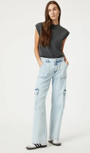 MAVI ALVA HIGH RISE STRAIGHT CARGO RECYCLED DENIM Mavi Kleidung