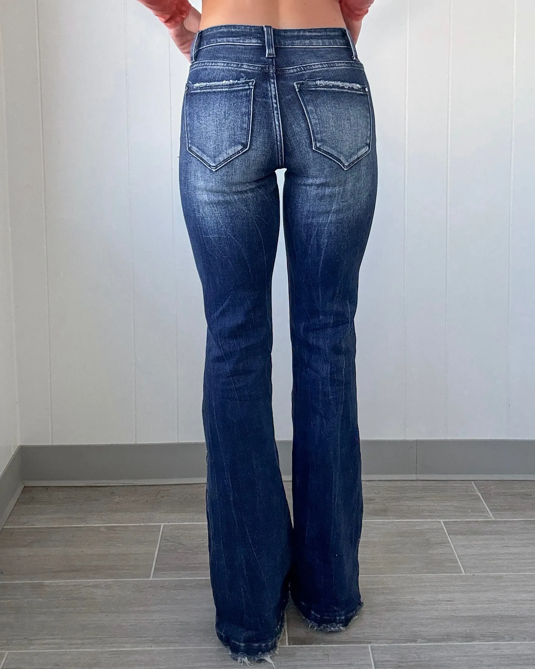 Montana Flare Jeans - Dunkel