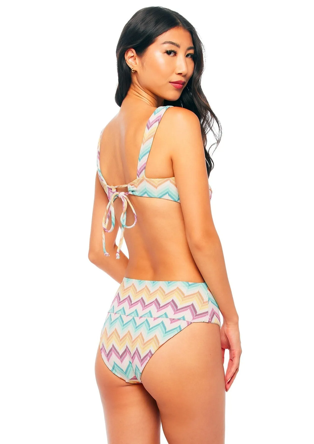 Monterey Bikini-Höschen mit voller Abdeckung - Kaleidoskop