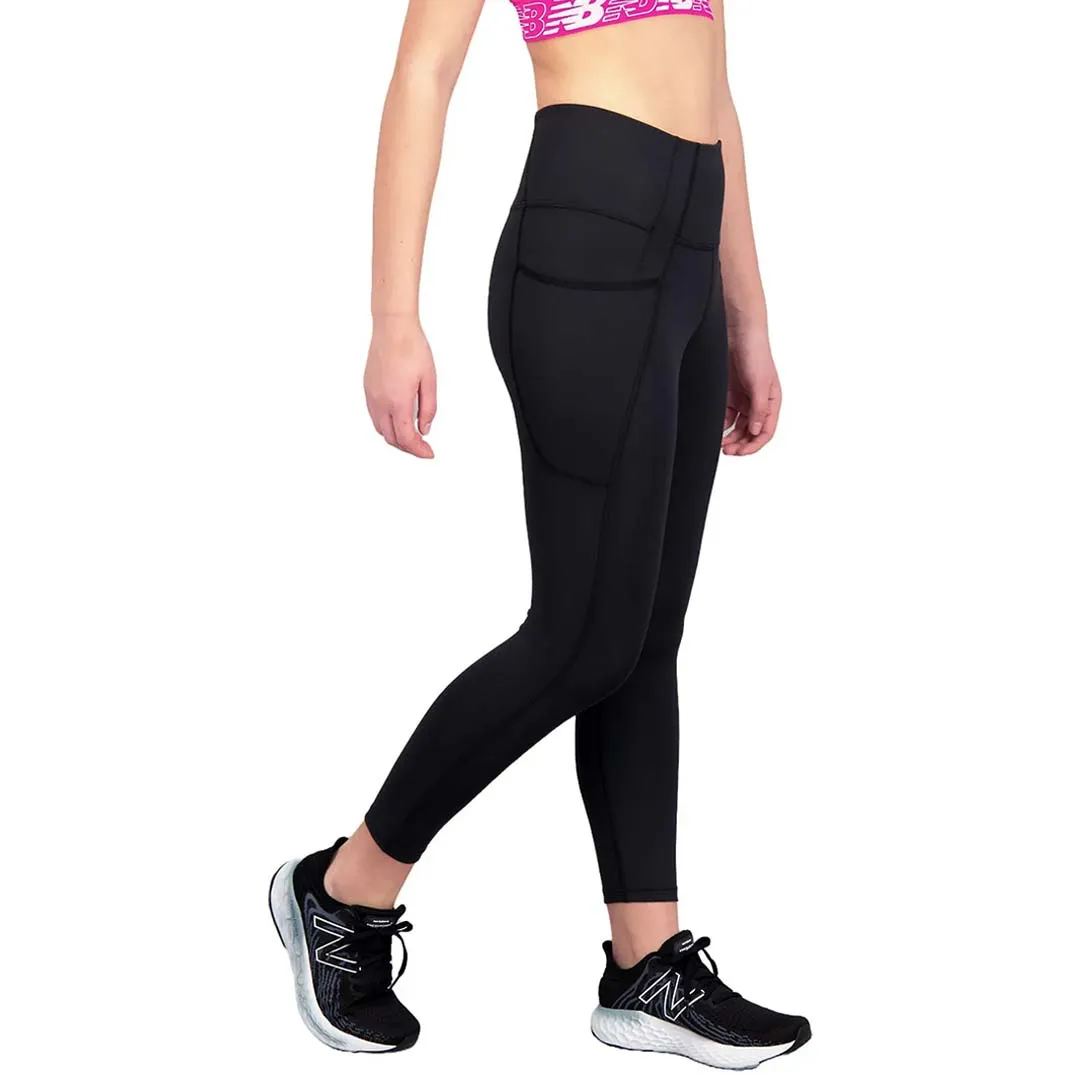 New Balance - High-Waist Crop-Tights mit Tasche für Damen (WP21126 BK)