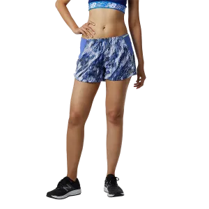 New Balance Damen bedruckte Impact Shorts 3