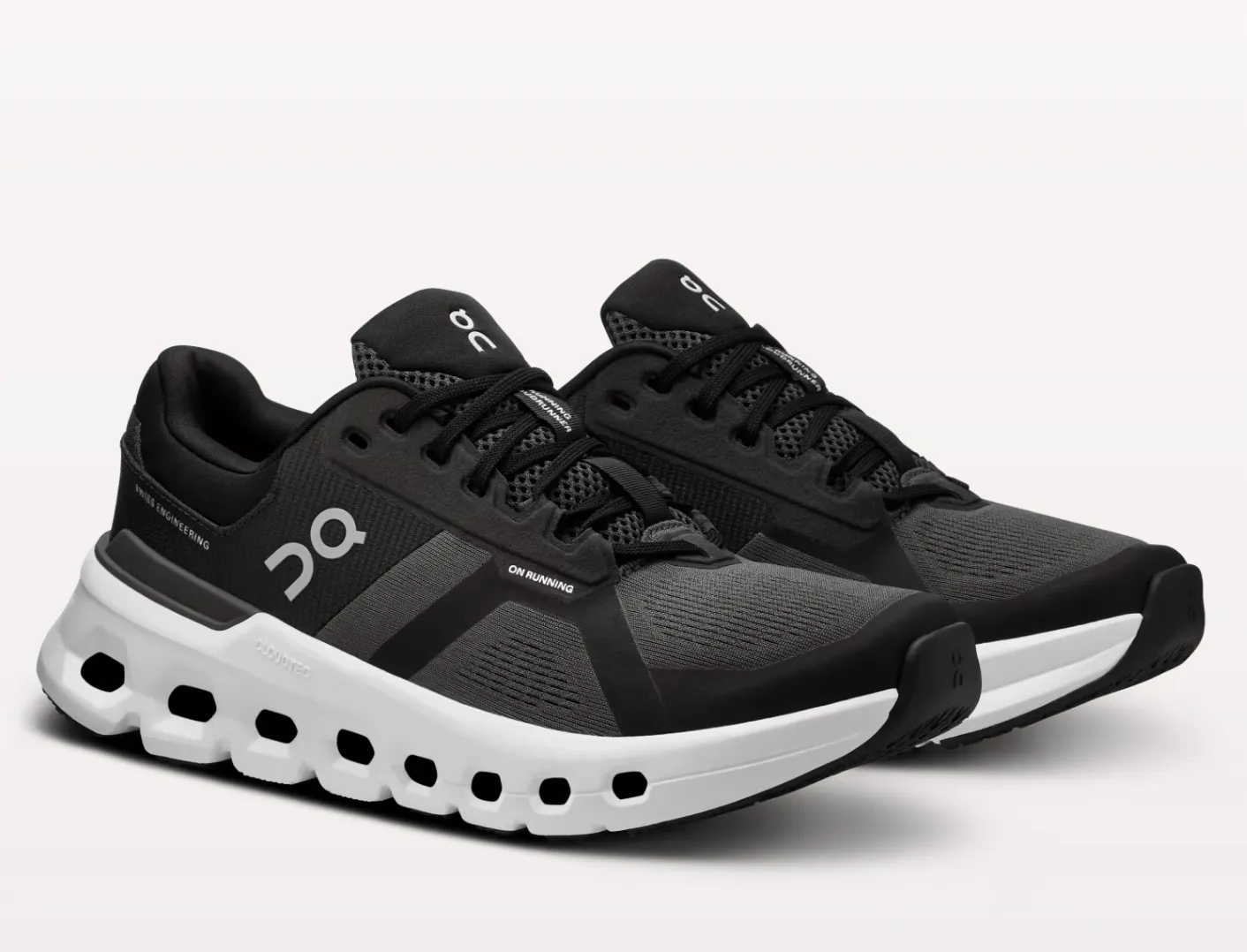 Auf Womens Cloudrunner 2 Eclipse/Schwarz Breit (3WE10340264) Auf