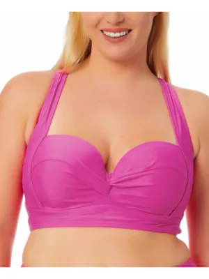 Plus Damen-Badebekleidung Sommer Bikini Bade-Oberteil