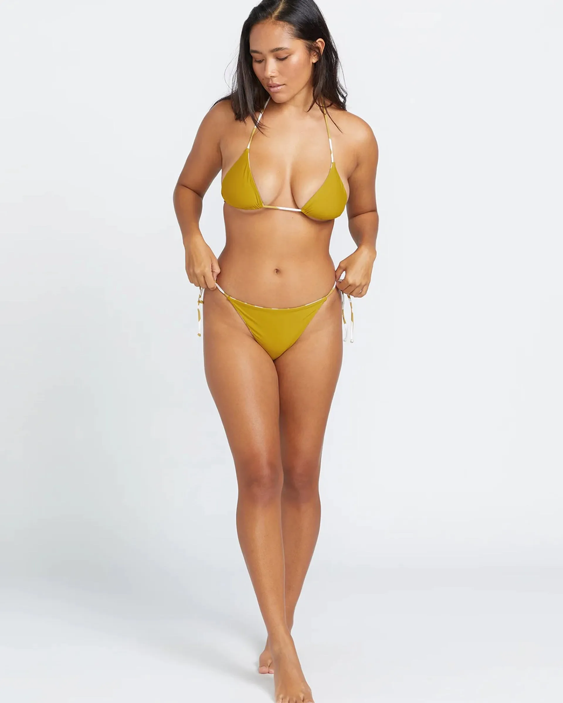 Pretty Daze Dreieckiger Umkehrbarer Bikini-Oberteil