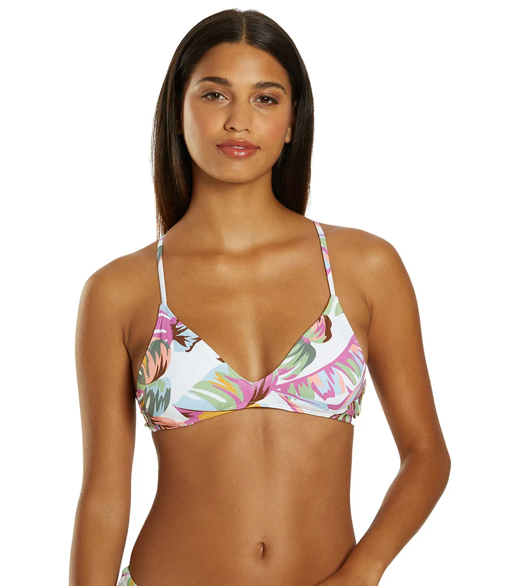 Gedrucktes Beach Classics Bikini-Oberteil mit Trägeroptik