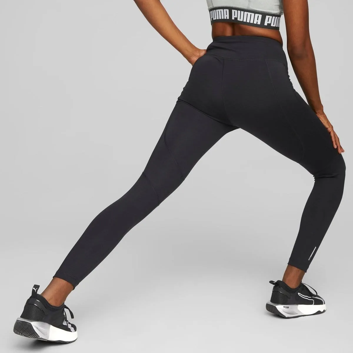 PUMA DAMEN TRAIN FAVORITE HIGH WAIST 7/8 SCHWARZE LEGGINGS