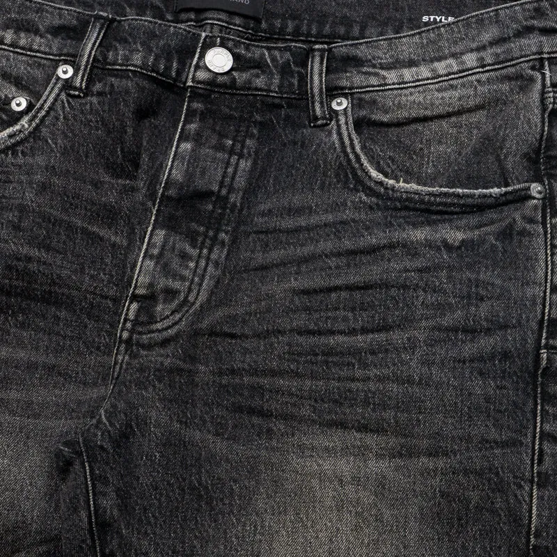 Purple Brand Low Rise Skinny Leg Tinted Jean - Schwarz