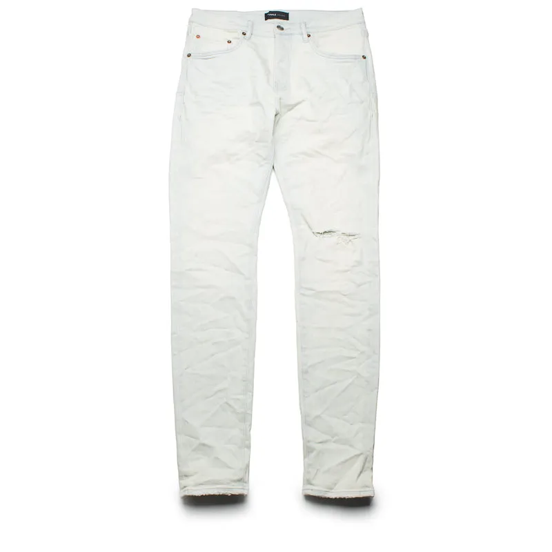 Purple Brand Low Rise Skinny Leg Vintage Jeans mit ausgewaschenen Knien - Hellindigo