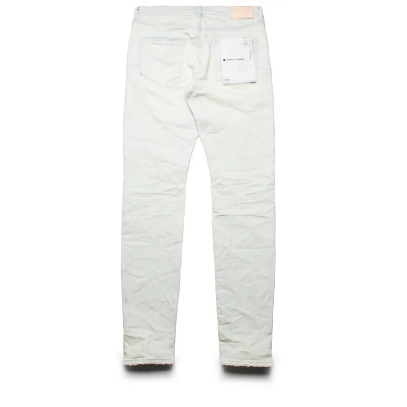 Purple Brand Low Rise Skinny Leg Vintage Jeans mit ausgewaschenen Knien - Hellindigo
