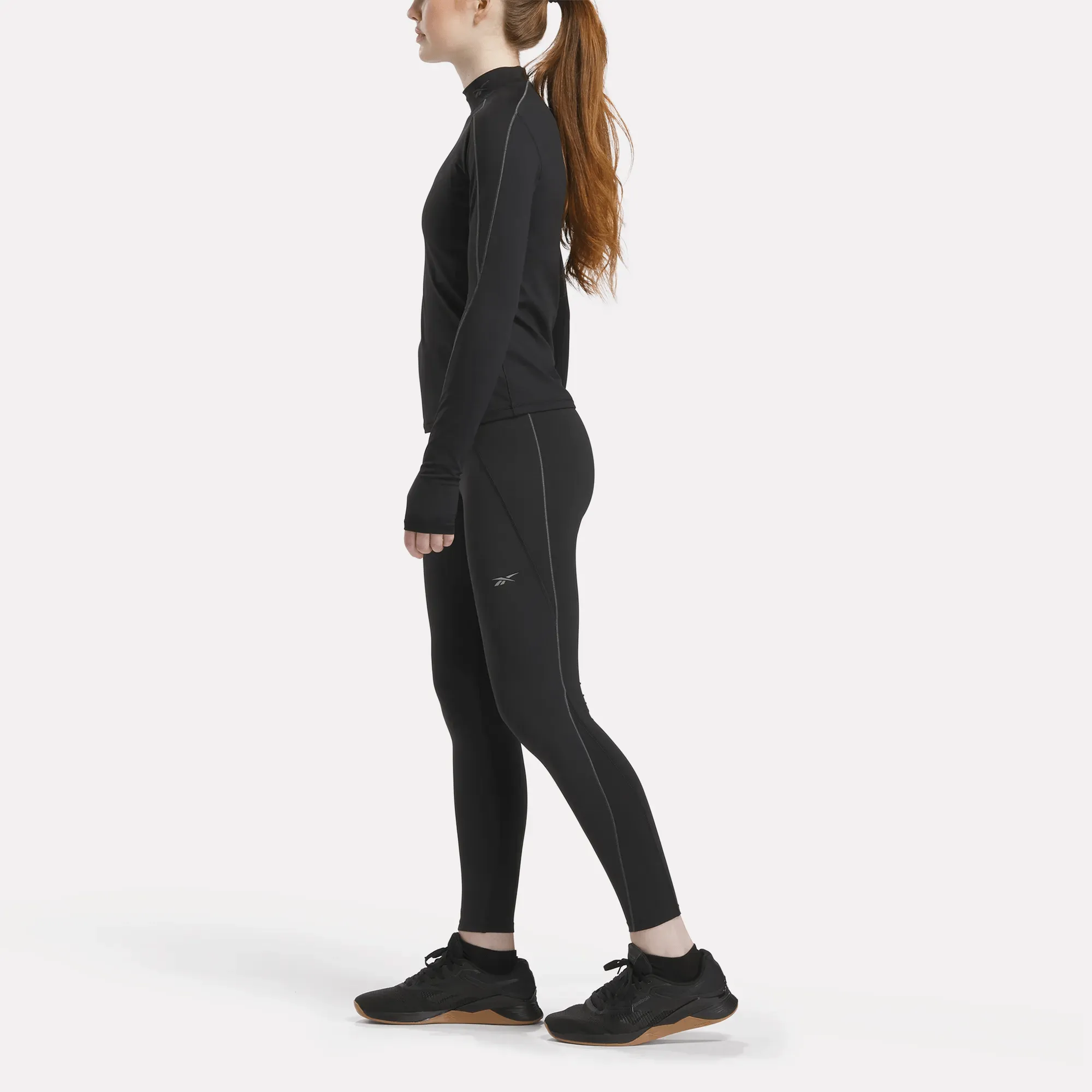 Reebok Bekleidung Damen Lux High-Rise RBK-FIRE  Leggings