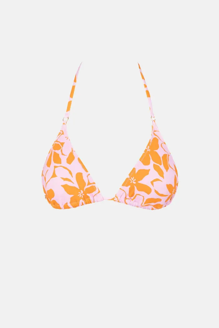 RHYTHM Bora Bora Blumen-Slide-Tri-Top - Pink