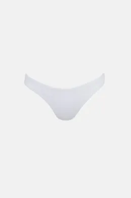 RHYTHM Isla Rib Eco Holiday Bikini-Hose - Weiß