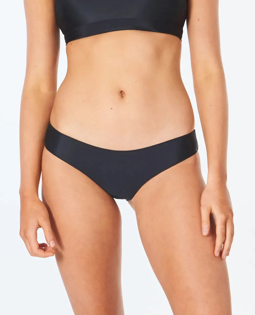 Rip Curl Classic Surf Cheeky Coverage Bikini-Höschen - Schwarz