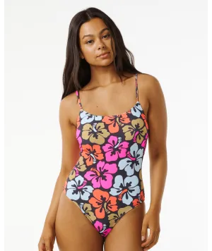 Rip Curl Hibiscus Heat Cheeky Einteiler-Multi