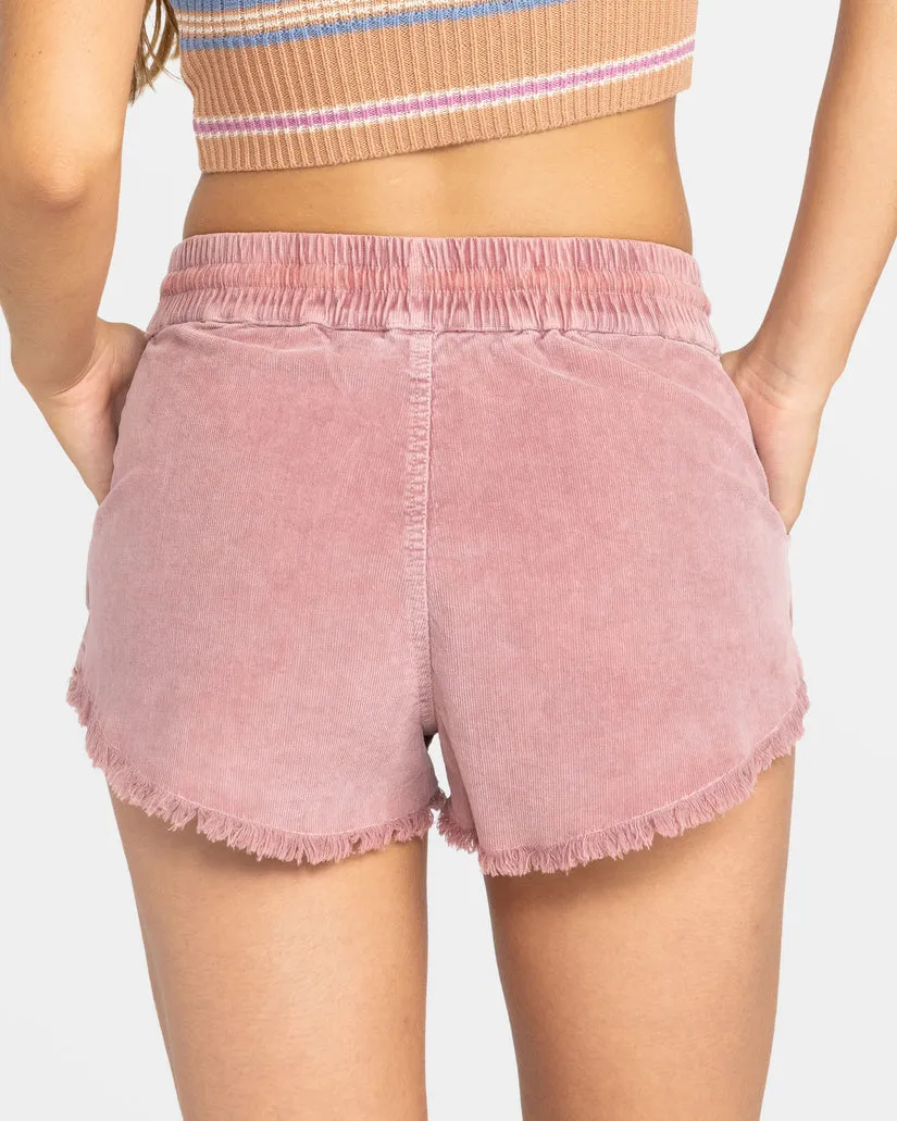 Roxy Scenic Route Cord Shorts - Mauve Orchidee