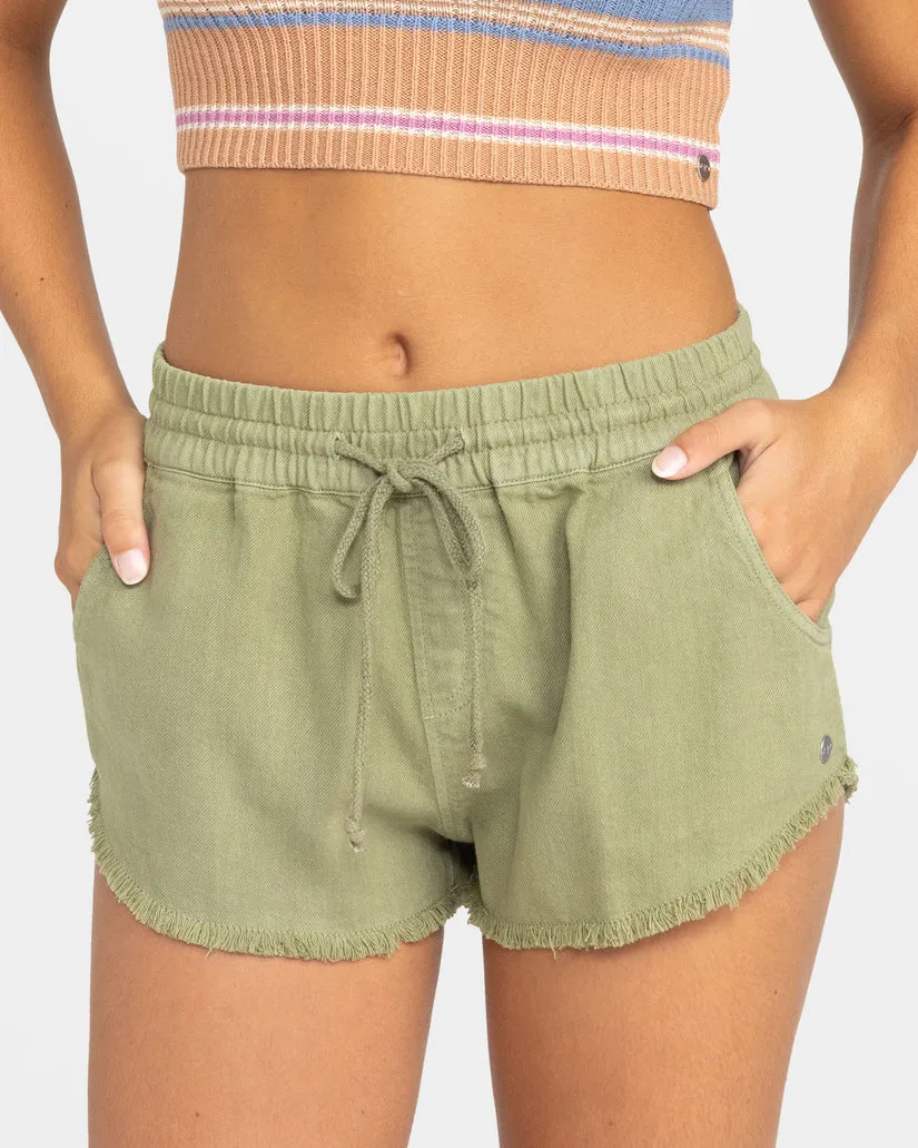 Roxy Scenic Route Shorts - Ölgrün