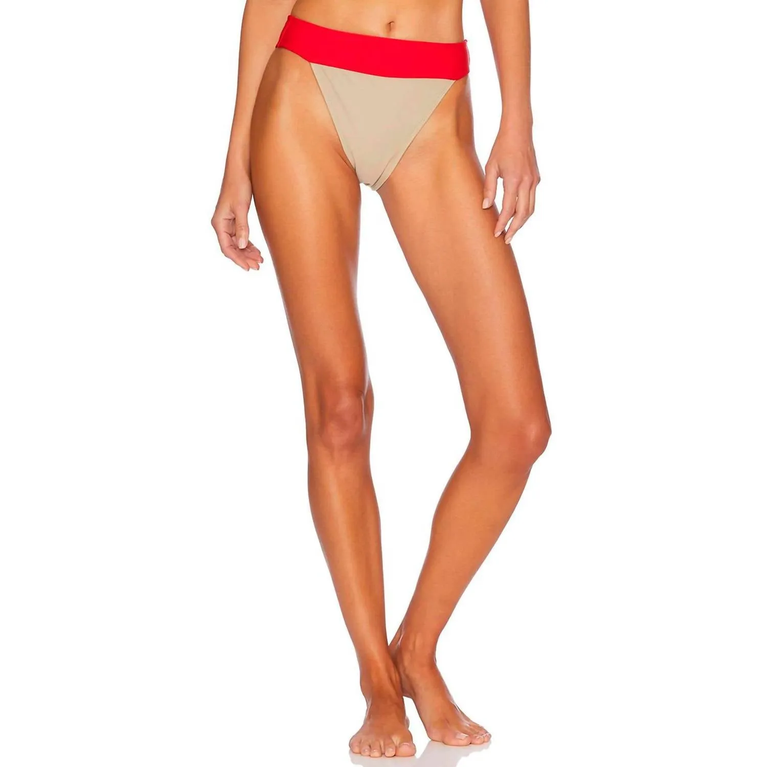 Rubinroter Bikini-Boden in Rot